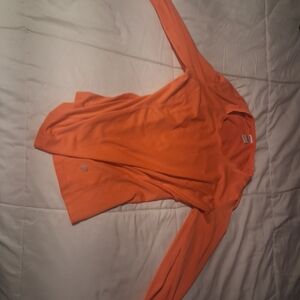 Old Navy Vibrant Orange Long Sleeve Tee